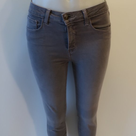NWT Womens L'Agence Gris Gray Margot High Rise Skinny Jeans 28 * - Picture 4 of 10